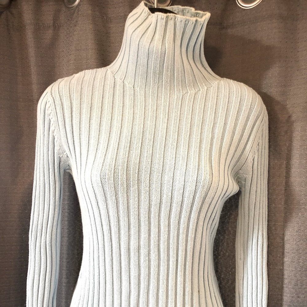 Banana Republic Cotton Mock Neck cotton Sweater